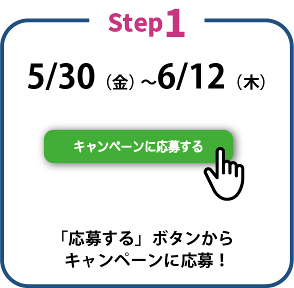 「応募する」ボタンからキャンペーンに応募！